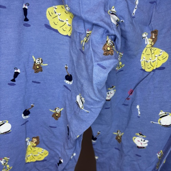 Nite + Nite Disney Beauty & the Beast Women's Pajama Set Size XL - Picture 10 of 10